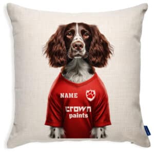 Liverpool Football Springer Spaniel Dog Cushion Personalised Cover DFC412
