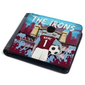 Personalised West Ham Football Boys Wallet CF60