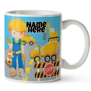 Personalised Boys Digger Mug EC040