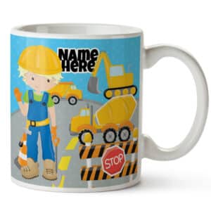 Personalised Boys Digger Mug EC041