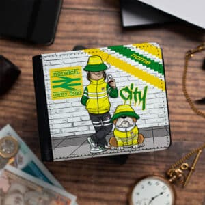 Personalised Norwich City Football Casuals Wallet FTS49