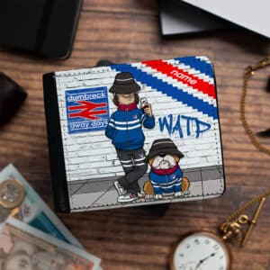 Personalised Glasgow Rangers Football Casuals Wallet FTS58