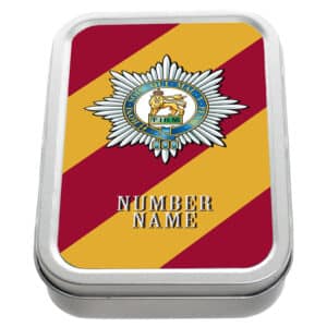 Personalised Worcestershire Regiment Military Tobacco Tin TR51