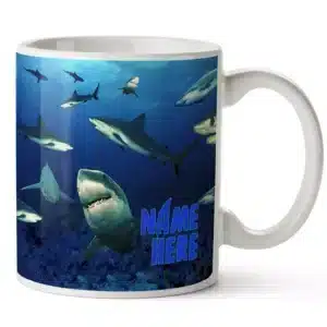 Personalised Boys Shark Mug ST851
