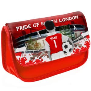 Personalised Arsenal Kids Football Pencil Case CFP02
