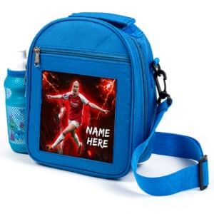Personalised Alessia Russo Arsenal Women's Football Blue Lunch Bag NL51