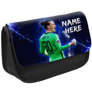 Personalised Ann-Katrin Berger Chelsea Women's Football Black School Pencil Case NLP54