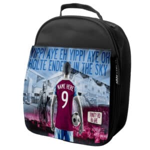 Personalised Aston Villa Football School Lunch Bag AF08