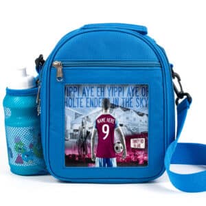 Personalised Aston Villa Football School Lunch Bag AF08