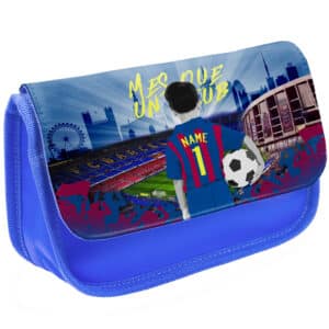 Personalised Barcelona Kids Football Pencil Case CFP04