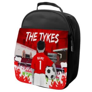 Personalised Barnsley Kids Football School Lunch Bag CF05