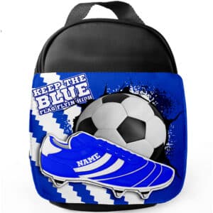 Personalised Chelsea Football Boot School Lunch Bag FB17