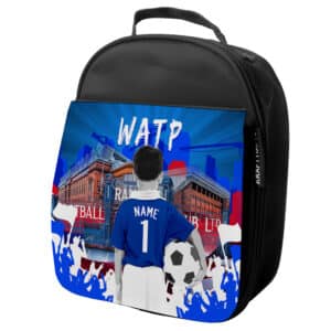 Personalised Glasgow Rangers Kids Football School Lunch Bag CF25