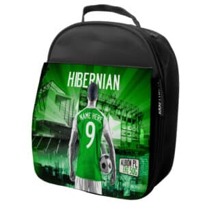 Personalised Hibernian Football School Lunch Bag AF64