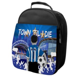 Personalised Huddersfield Kids Football School Lunch Bag CF28