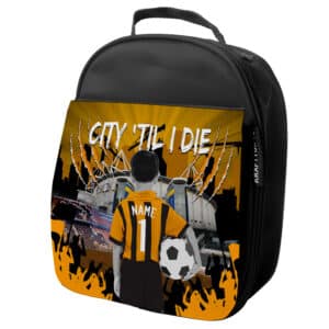 Personalised Hull Kids Football School Lunch Bag CF29