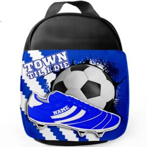 Personalised Ipswich Town Football Boot School Lunch Bag FB30