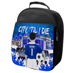 Personalised Leicester Kids Football School Lunch Bag CF33