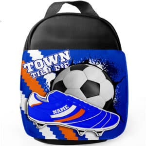 Personalised Luton Town Football Boot School Lunch Bag FB35
