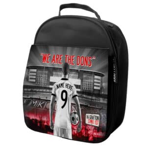 Personalised Milton Keynes Football School Lunch Bag AF87
