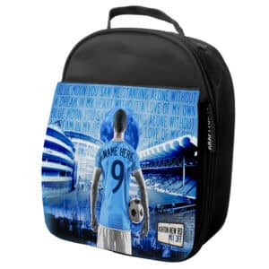 Personalised Manchester City Football School Lunch Bag AF82