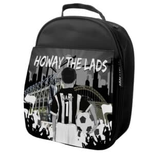 Personalised Newcastle Kids Football School Lunch Bag CF41