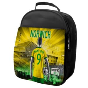 Personalised Norwich Football School Lunch Bag AF93