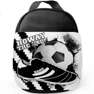 Personalised Newcastle Football Boot School Lunch Bag FB40
