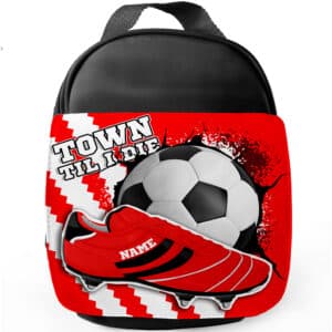 Personalised Swindon Town Football Boot School Lunch Bag FB54