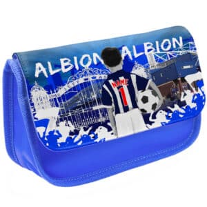 Personalised West Brom Kids Football Pencil Case CFP59