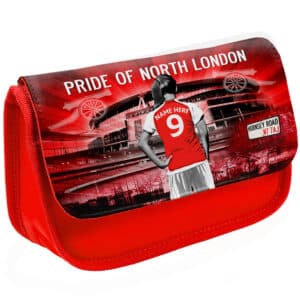 Women's Football Arsenal Pencil Case Personalised Girls WFP07