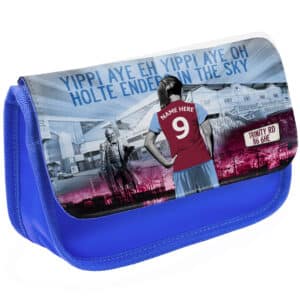 Women's Football Aston Villa Pencil Case Personalised Girls WFP08