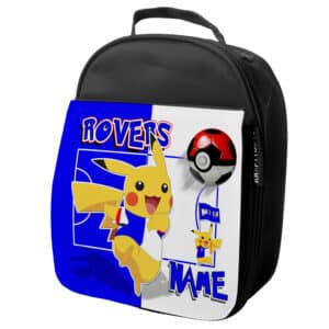 Personalised Blackburn Pokemon Football School Lunch Bag PF07