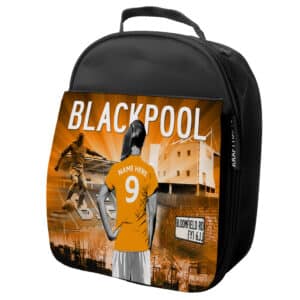 Women's Football Blackpool Personalised Girls School Lunch Bag WF18