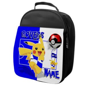 Personalised Bristol Rovers Pokemon Football School Lunch Bag PF12