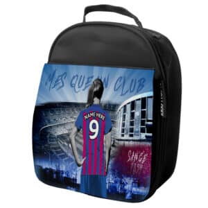 Women's Football Barcelona Personalised Girls School Lunch Bag WF10