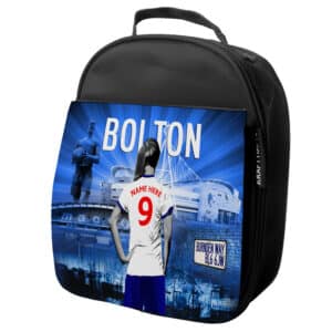 Women's Football Bolton Personalised Girls School Lunch Bag WF22