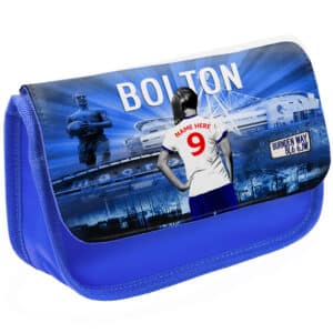 Women's Football Bolton Pencil Case Personalised Girls WFP22
