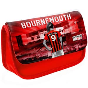 Women's Football Bournemouth Pencil Case Personalised Girls WFP20