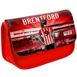 Women's Football Brentford Pencil Case Personalised Girls WFP23