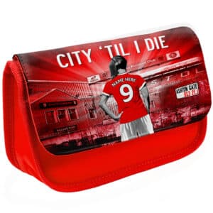 Women's Football Bristol City Pencil Case Personalised Girls WFP25