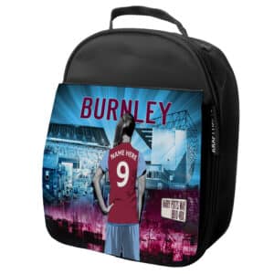 Women's Football Burnley Personalised Girls School Lunch Bag WF27