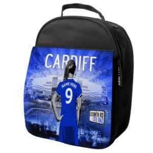 Women's Football Cardiff Personalised Girls School Lunch Bag WF30