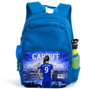 Women's Football Cardiff Personalised Girls Backpack WF30