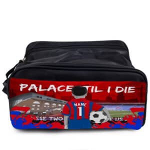 Personalised Crystal Palace Kids Football Boot Bag CFP19