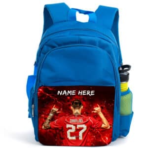 Personalised Nunez Liverpool Football Player Backpack NL32