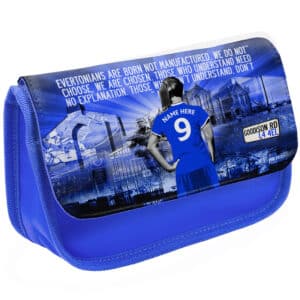 Women's Football Everton Pencil Case Personalised Girls WFP48
