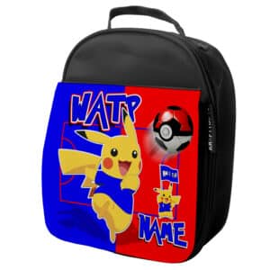 Personalised Glasgow Rangers Pokemon Football School Lunch Bag PF27