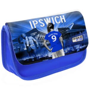 Women's Football Ipswich Pencil Case Personalised Girls WFP69