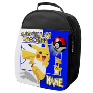 Personalised Leeds Pokemon Football School Lunch Bag PF33